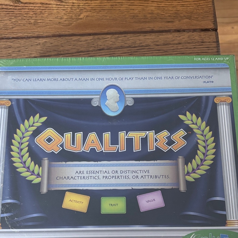Qualities Party Board Game - Green Box by Unbranded